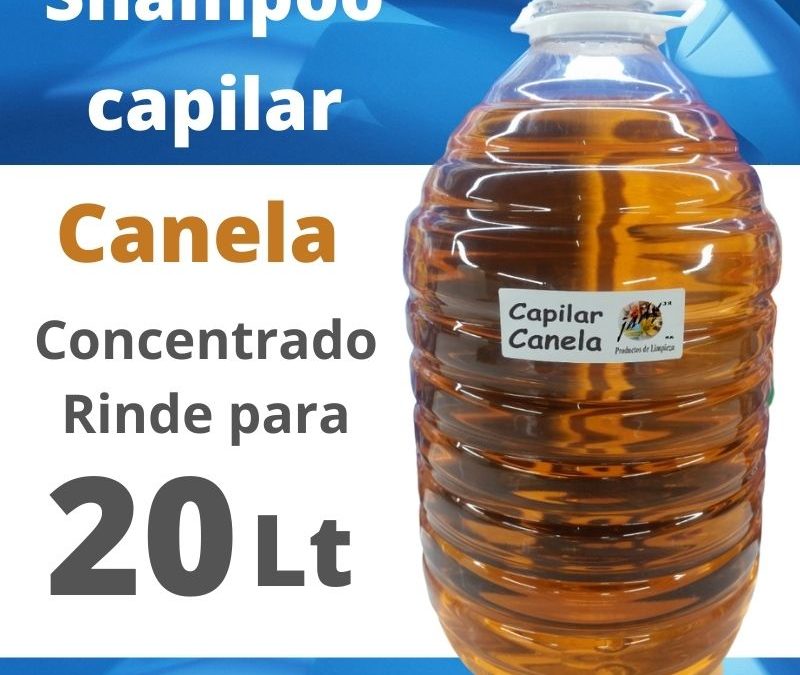 Shampoo capilar Canela