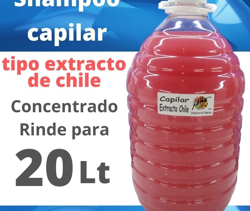 Champu para cabello tipo Extacto De Chile