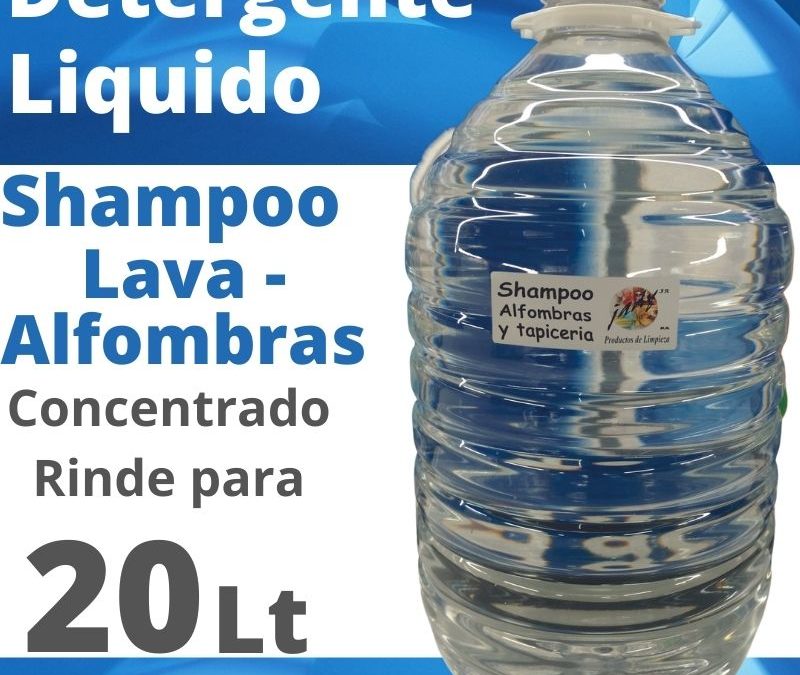 Detergente Liquido Shampoo Alfombras