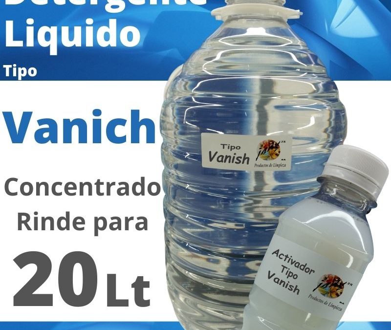 Detergente Liquido tipo Vanich