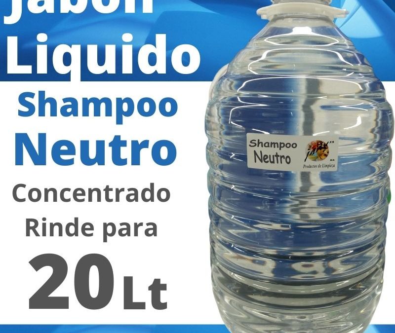 Jabon Liquido Shampoo Neutro